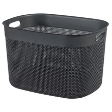 Load image into Gallery viewer, Curver Filo Basket, X-Large - 30 Liters, 27 x 44 x33cm - Dark Grey
