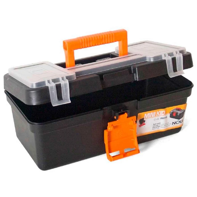 NOU Saturday Tool Box - 33 x 17.5 x 15cm, Black