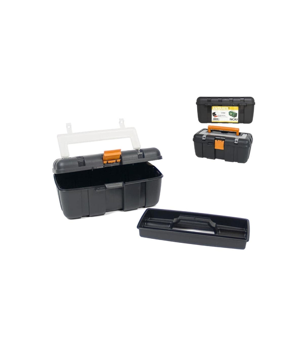 NOU Saturday Compact Tool Box - 25 x 15 x 11cm, Black