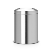 Load image into Gallery viewer, Brabantia Flame Guard Waste Paper Bin, 7 Liters - Matt Steel
