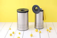 Load image into Gallery viewer, Brabantia Laundry Bin with Inner Removable Bag - 30 Liters, Matt Steel
