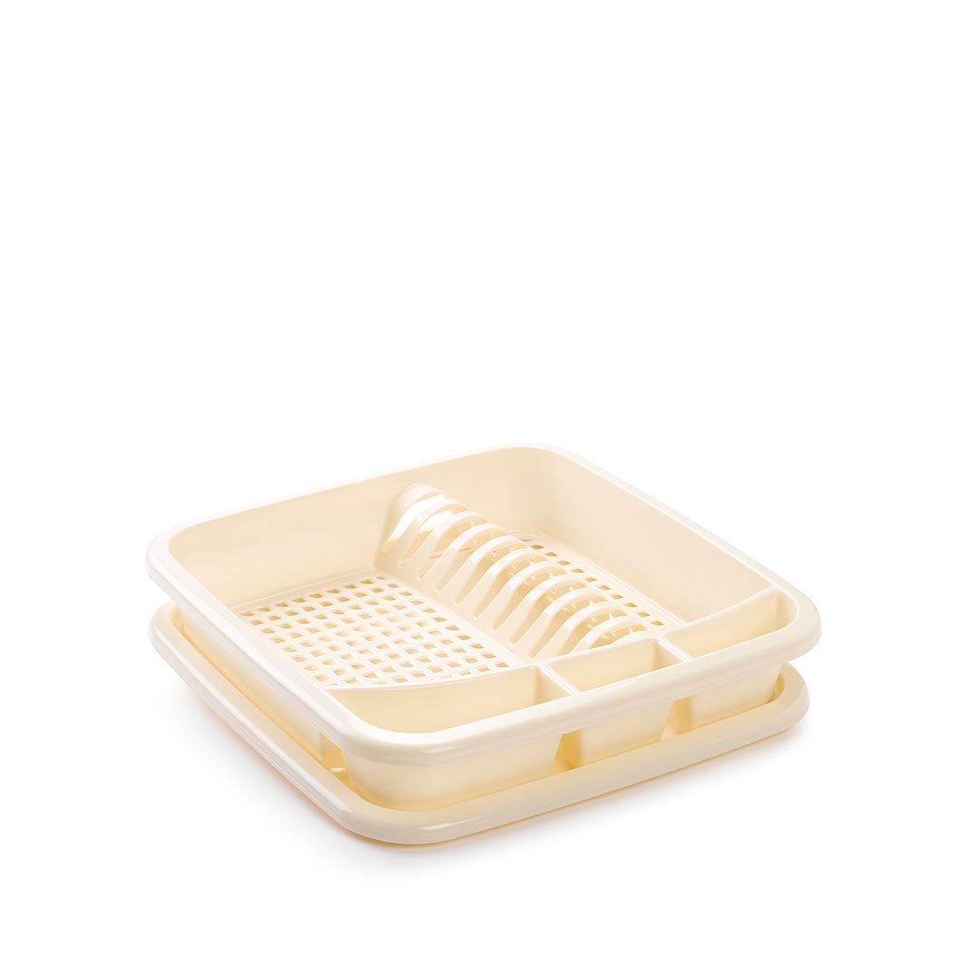 Square Dish Drying Rack Plastic Forte Large Square Dish Drying Rack with Tray – Available in d ...