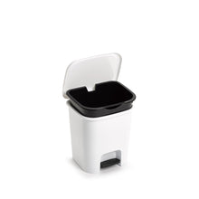 Load image into Gallery viewer, Plastic Forte Smart Pedal Bin, 7.5L - White or Silver
