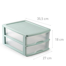 Load image into Gallery viewer, Plastic Forte Chest of 2 Drawers / Storage Unit - Available in different colors
