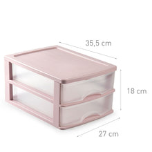 Load image into Gallery viewer, Plastic Forte Chest of 2 Drawers / Storage Unit - Available in different colors
