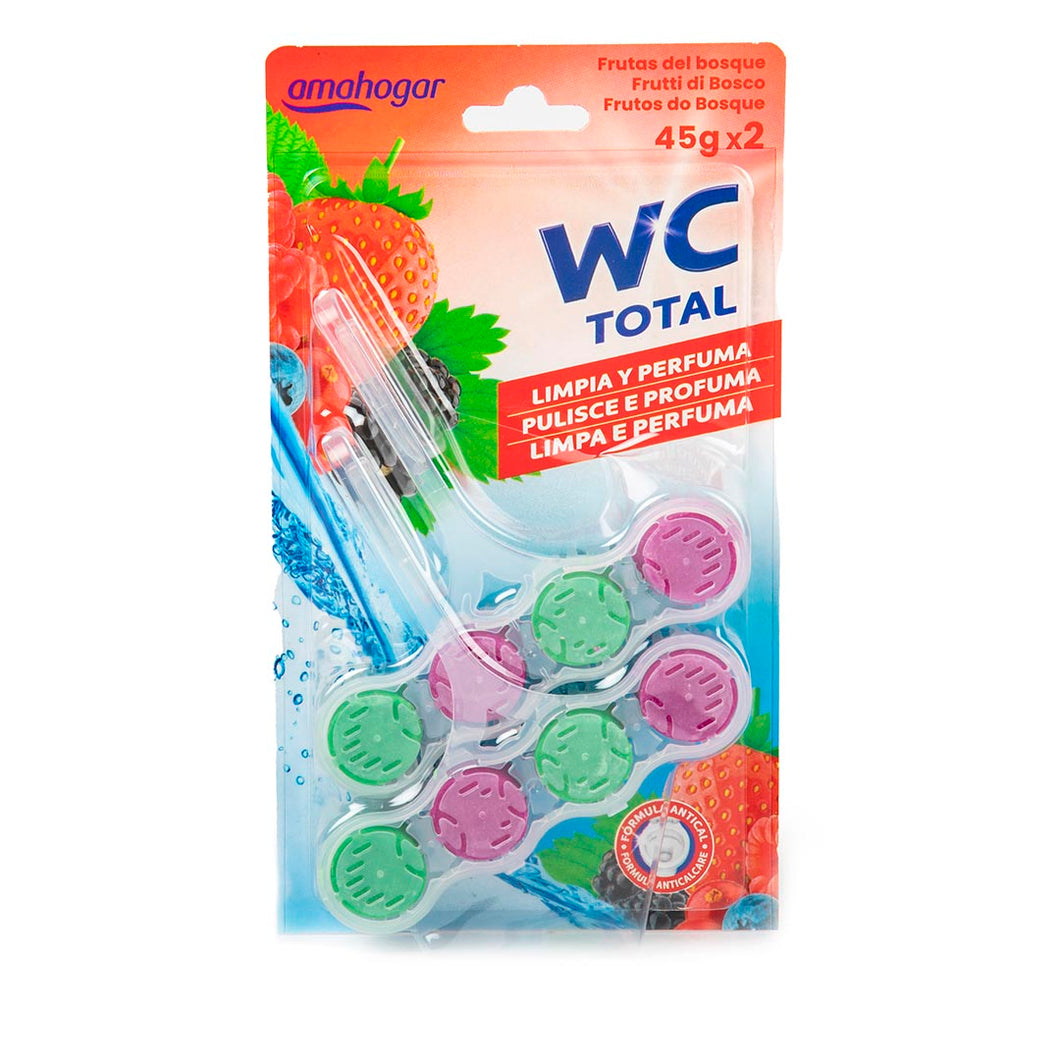 Amahogar WC Total Toilet Seat Perfume Hanger - Berry, Pack of 2