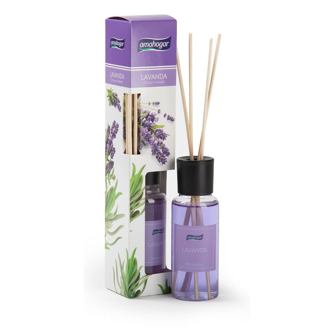 Amahogar Mikado Diffuser, Lavender - 100ml
