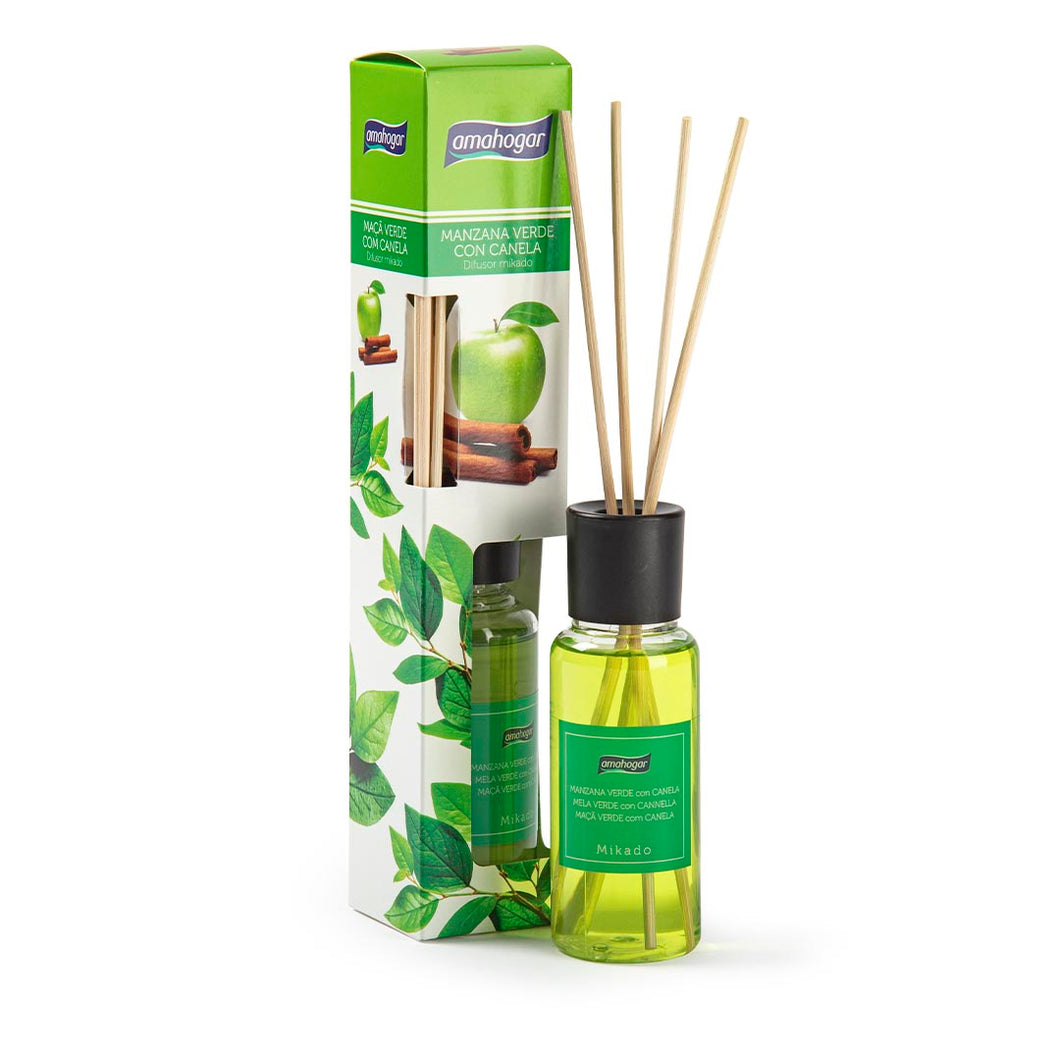Amahogar Mikado Diffuser, Apple with Cinnamon - 100ml