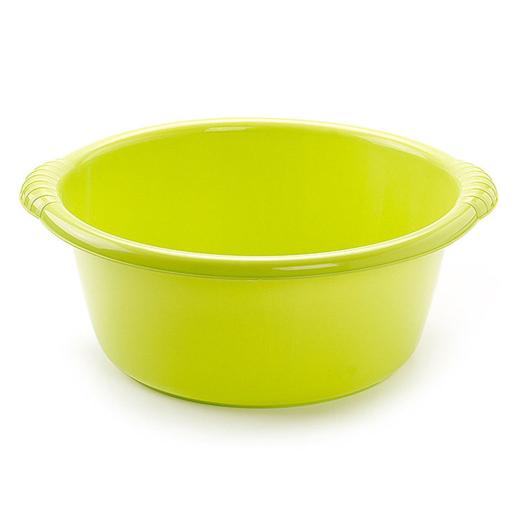 Plastic Forte Round Basin / Wash Tub - 25 Liters, Red or Lime Green