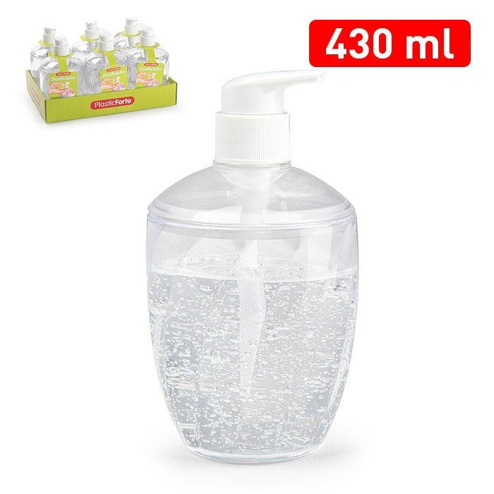 Plastic Forte Soap Dispenser - Transparent, 0.43L