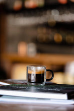 Load image into Gallery viewer, Vialli Design Set of 2 Double-Walled Espresso Cups Carbon - 80ml
