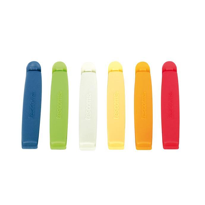 Tescoma Presto Bag Fastener, Pack of 6 - Available in 2 Sizes