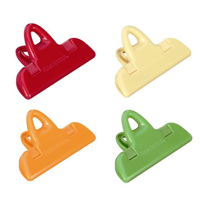 Tescoma Set of 4 Bag Clips - 7cm