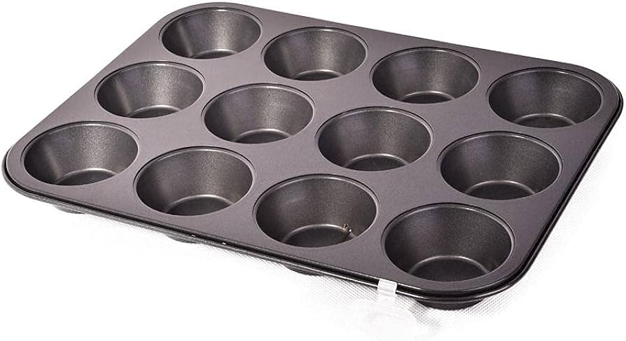 Tescoma Delicia Muffin Baking Tray, 12 Muffins - 26 x 34 x 3cm