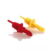 Load image into Gallery viewer, Tescoma Presto Plastic Bottle Spouts, Set of 2 - Yellow &amp; Red

