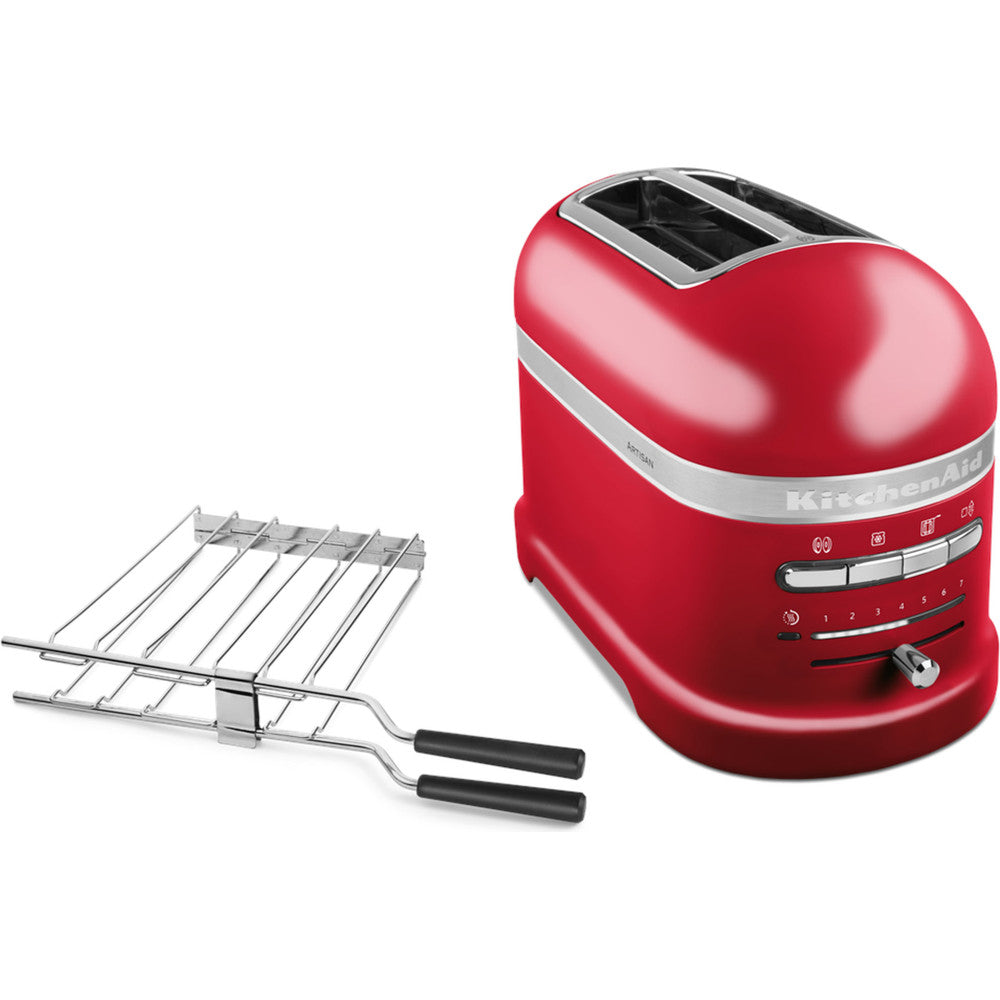 KitchenAid Artisan Series 2 Slot Automatic Toaster - 1250W, Empire Red