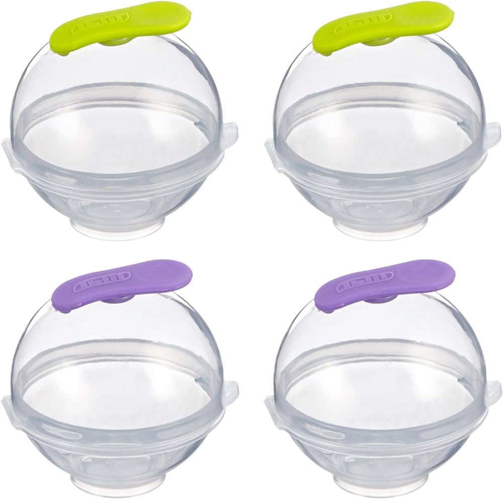 Ibili Gin & Tonic Ice Balls Molds (5.5cm) - Set of 4 pieces