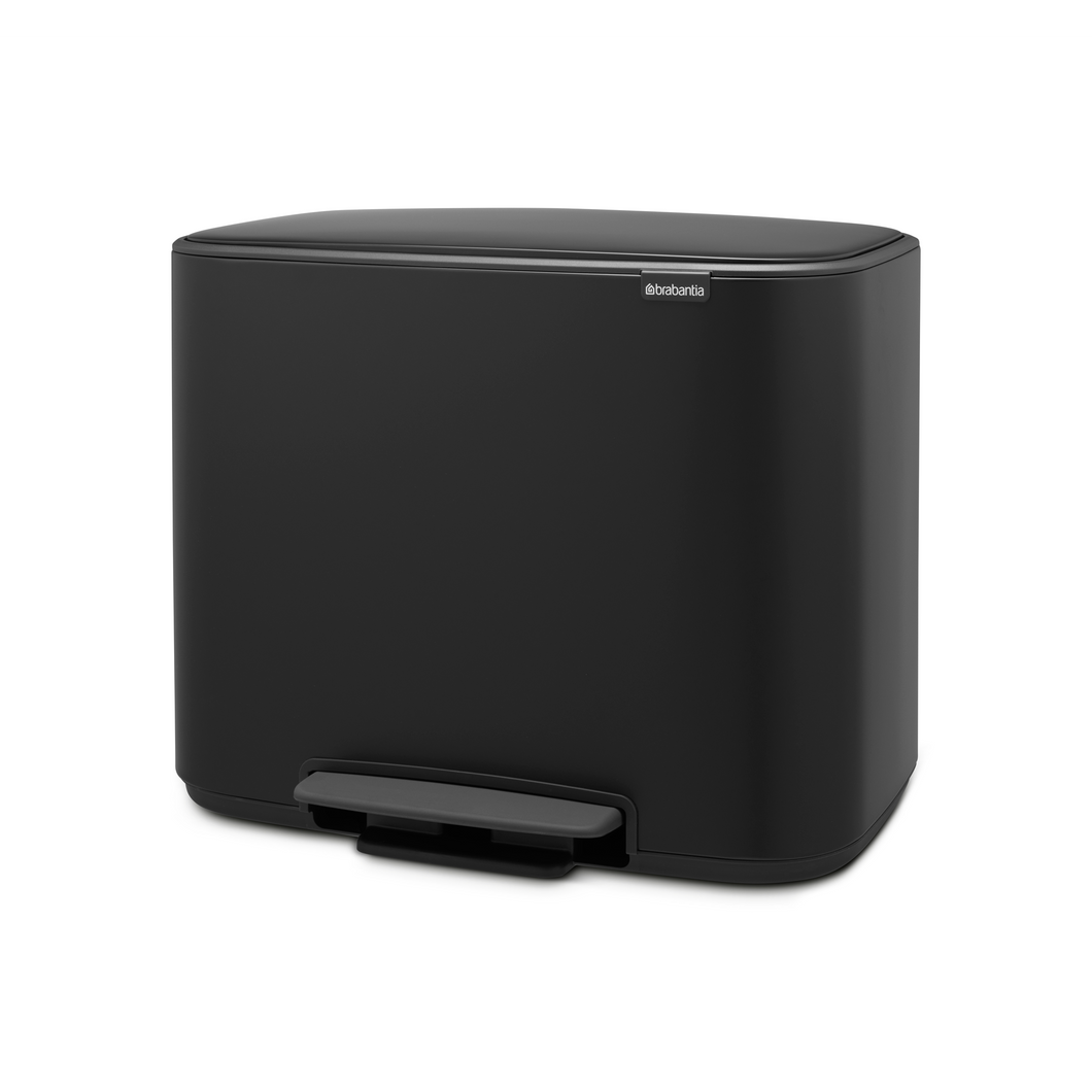 Brabantia Bo Pedal Bin - 36 Liters, Matt Black