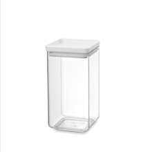 Load image into Gallery viewer, Brabantia Tasty+ Square Canister - 1.6 liters - Light Grey
