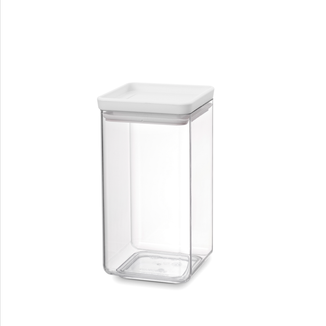 Brabantia Tasty+ Square Canister - 1.6 liters - Light Grey