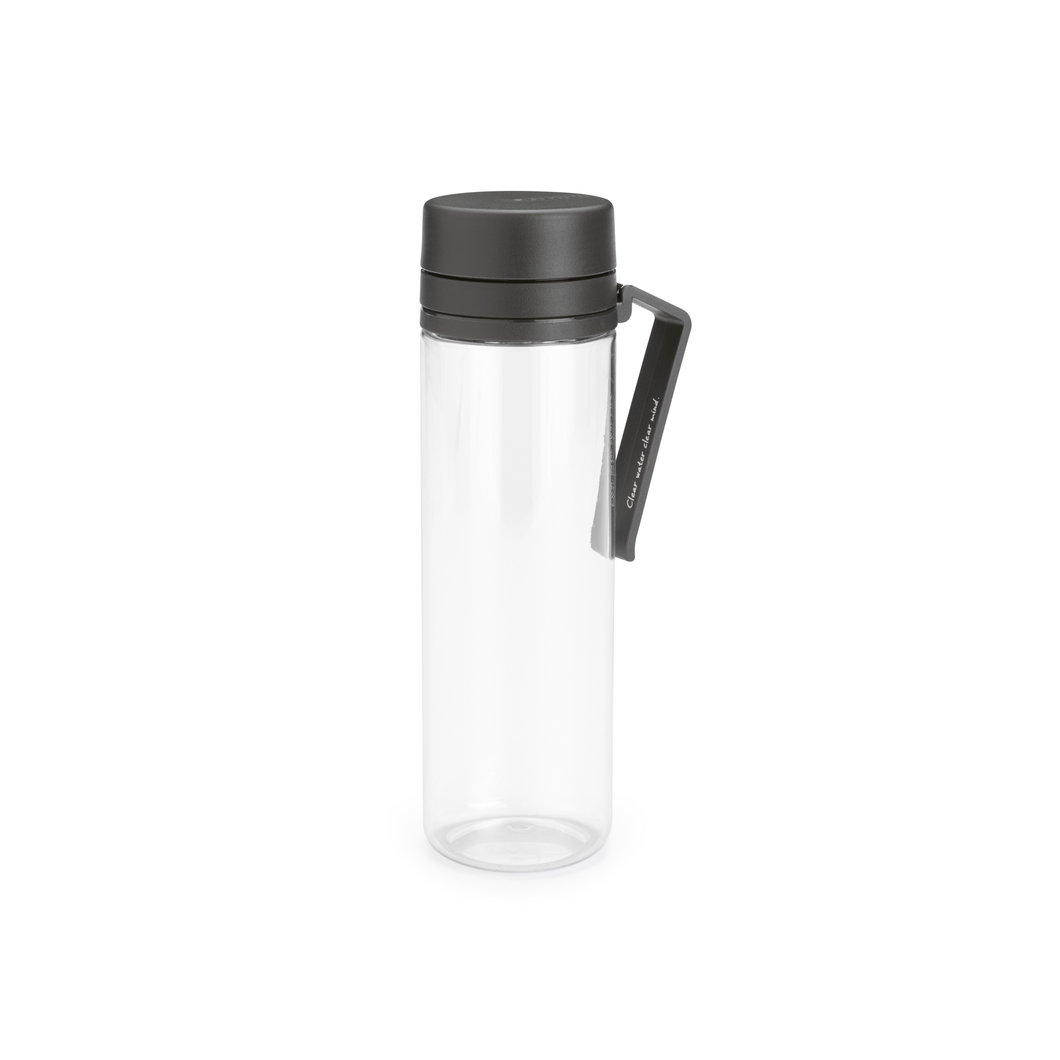 Brabantia Make & Take Water Bottle with Strainer, 0.5L - Dark Grey