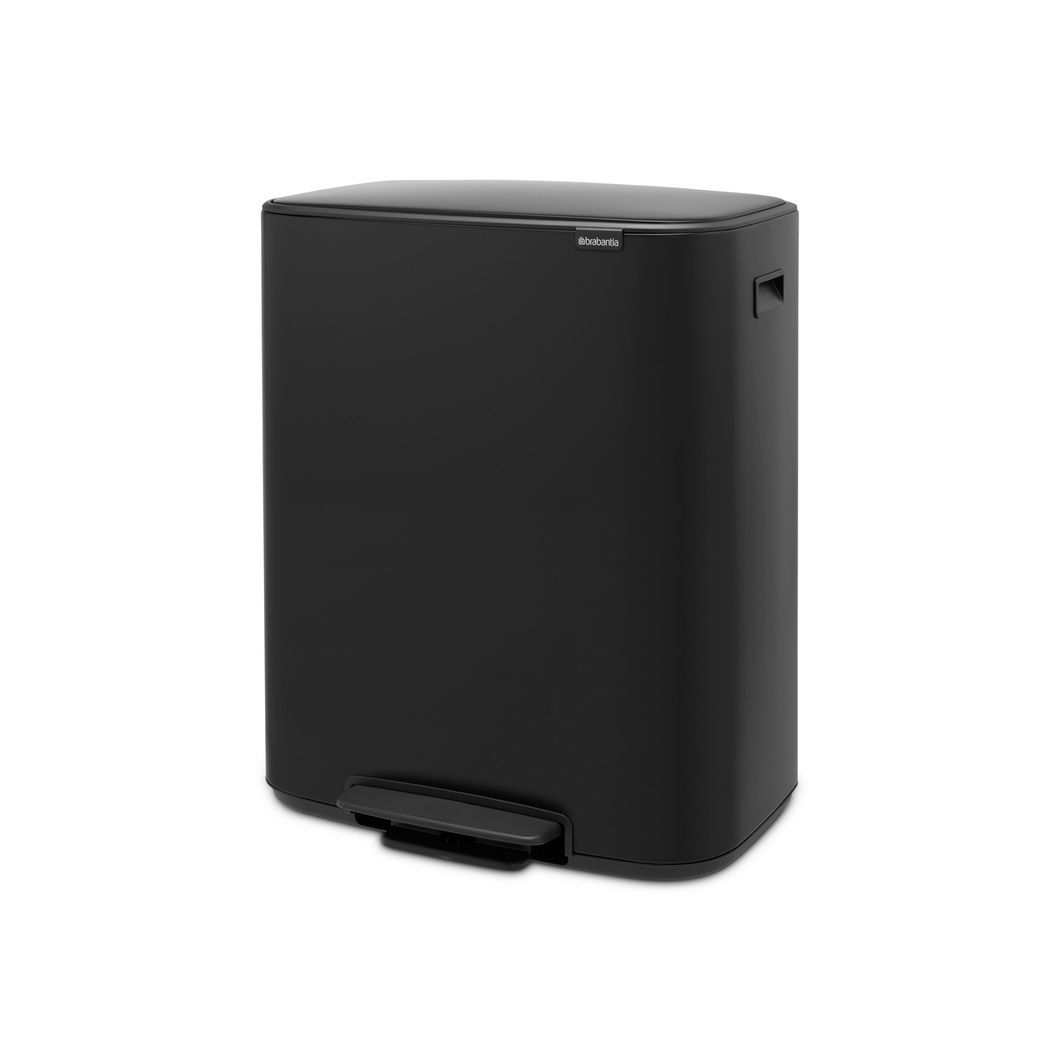 Brabantia Bo Pedal Bin - 60 Liters, Matt Black