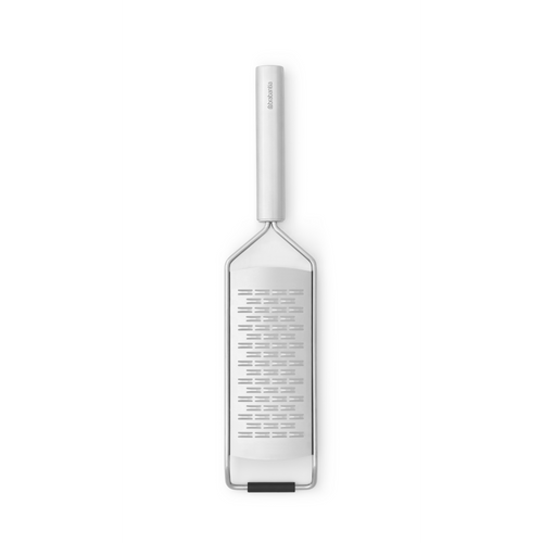 Brabantia Profile Slice Grater - Matt Steel, front view.