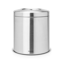 Load image into Gallery viewer, Brabantia Table Bin, Metal Top, 2.3 Litres - Matt Steel
