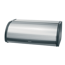 Load image into Gallery viewer, Brabantia Roll Top Bread Bin - Matt Steel Fingerprint Proof

