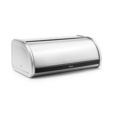 Load image into Gallery viewer, Brabantia Roll Top Bread Bin - Matt Steel
