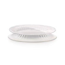 Load image into Gallery viewer, Lekue Reusable Flexible Silicone Lid, 26 - 30cm Diameter - Translucent White
