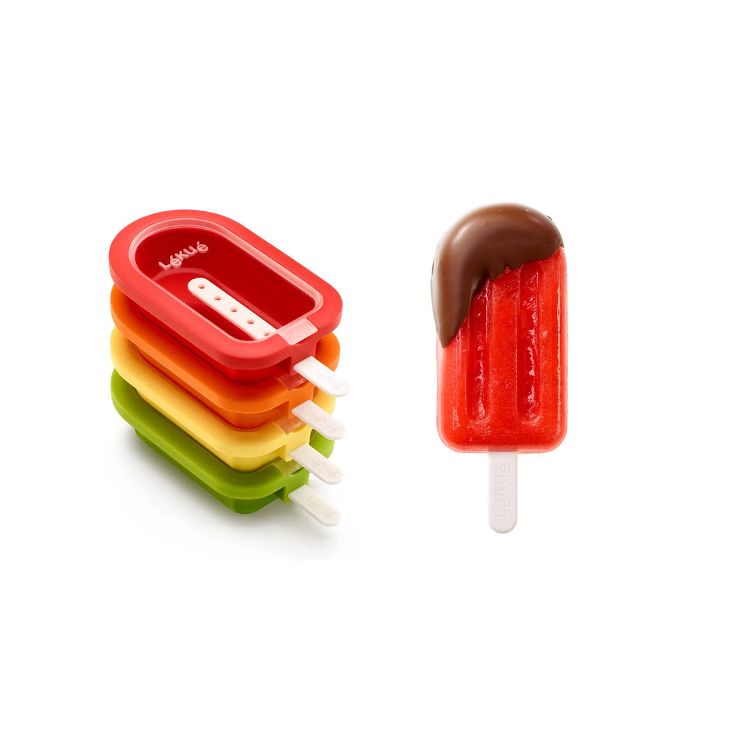 Lekue Stackable Popsicles Kit, Pack of 4, Small