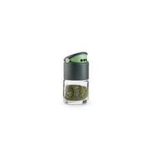 Load image into Gallery viewer, Lekue Glass Spice Jar / Shaker, 1 piece - 80ml, with spices.
