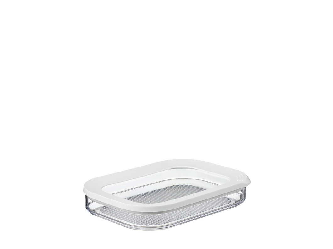 Rosti Mepal Modula Storage Boxes with White & Transparent Lids - Cold Cuts Meat Box 550/1