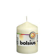 Load image into Gallery viewer, Bolsius Unscented Pillar Candle 80/58mm - Ivory.
