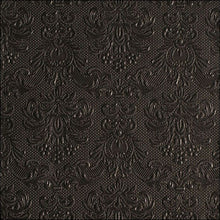 Load image into Gallery viewer, Ambiente Embossed Napkins Elegance Black - Large.
