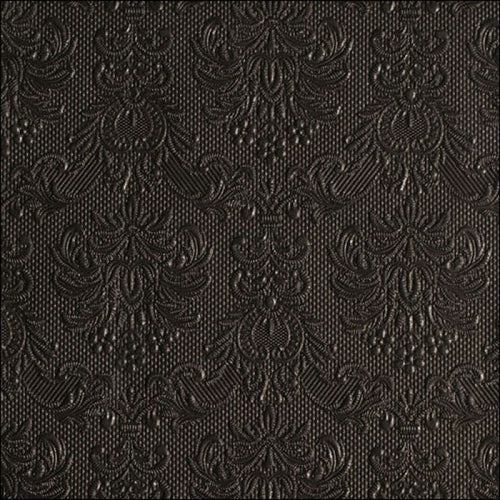 Ambiente Embossed Napkins Elegance Black - Large.