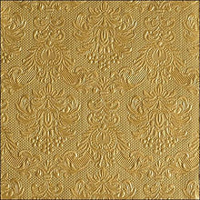 Load image into Gallery viewer, Ambiente Embossed Napkins Elegance Gold -  Large.
