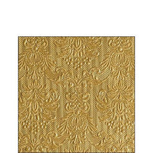 Load image into Gallery viewer, Ambiente Embossed Napkins Elegance Gold -  Small.
