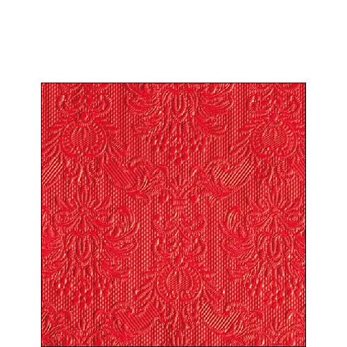 Ambiente Embossed Napkins Elegance Red -  Small.