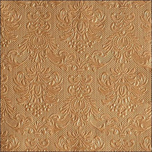 Load image into Gallery viewer, Ambiente Embossed Napkins Elegance Bronze - Large.
