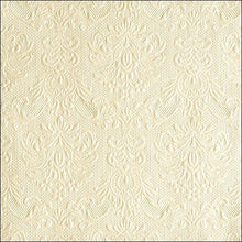 Load image into Gallery viewer, Ambiente Embossed Napkins Elegance Pearl Cream -  Large.
