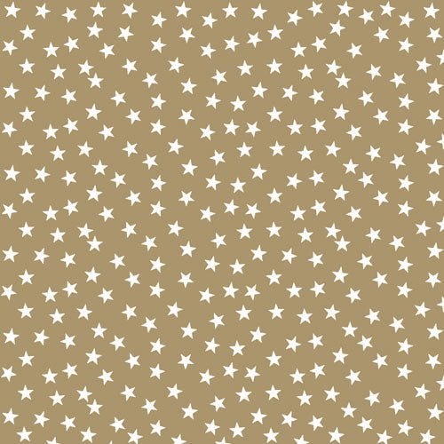 Ambiente Napkin Stars and Trees, Gold - Large
