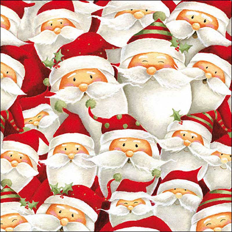 Ambiente Napkin Funny Santa - Small