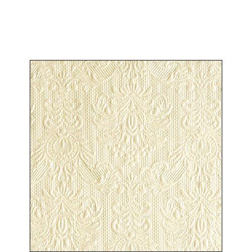 Ambiente Embossed Napkins Elegance Pearl Cream -  Small.