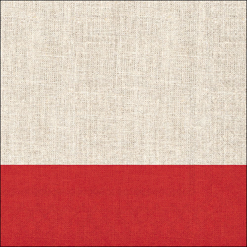 Ambiente Linen Red Napkins - Large.