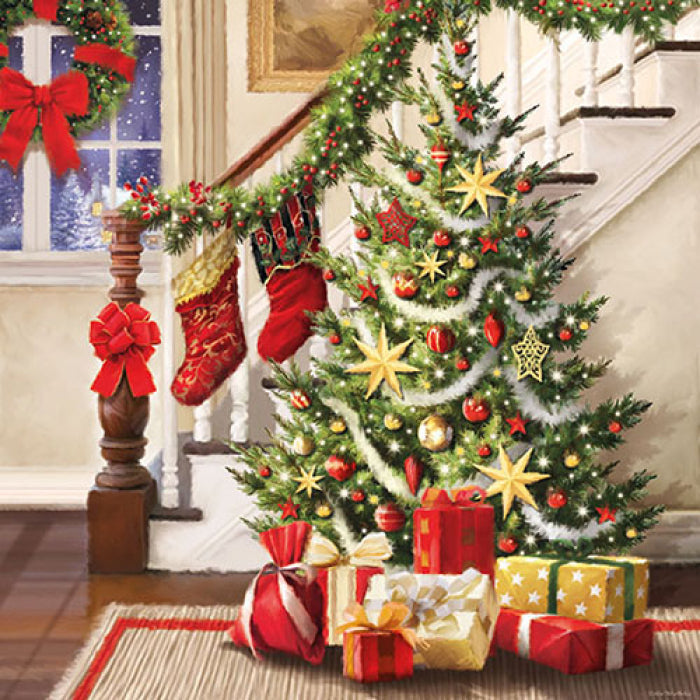 Ambiente Napkin Decorated Staircase - Large