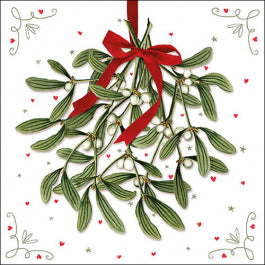 Ambiente Napkin Mistle Toe