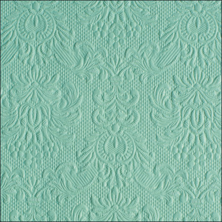 Ambiente Embossed Napkins Elegance Pale Aqua - Available in 2 sizes.