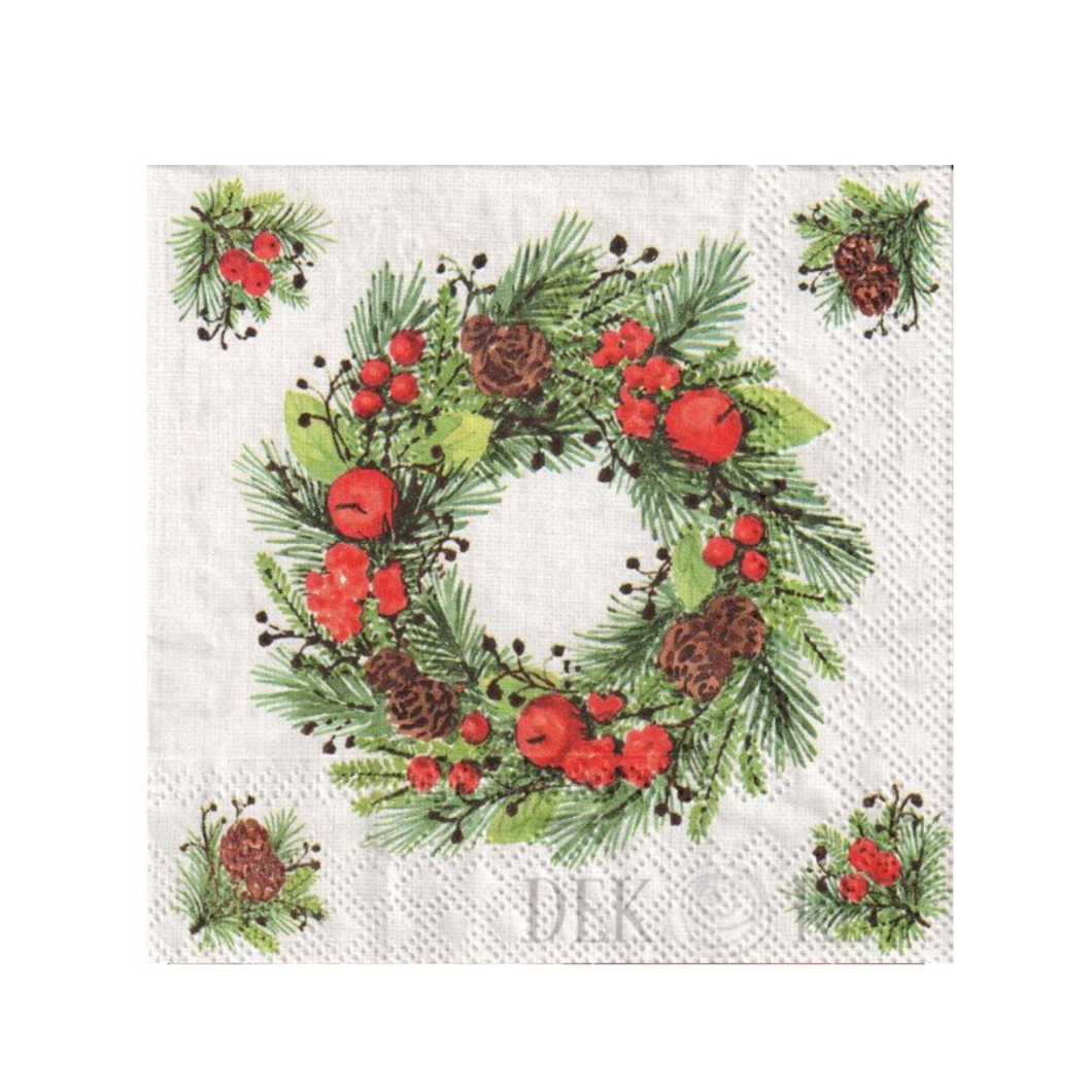 Ambiente Wreath on Linen - Small